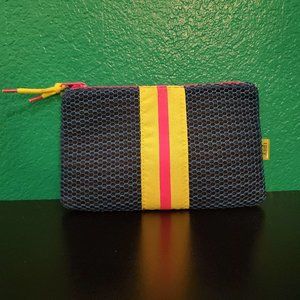 IPSY Make Up Bag: Blue Mesh & Neon Reflector